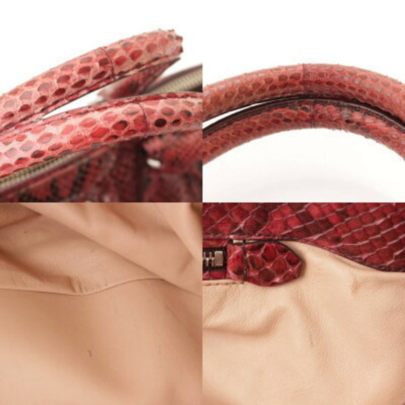 Prada Python Tote Bag AMARENA Red - Picture 9 of 10